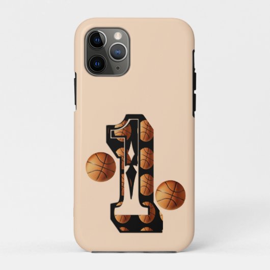 Coques Case-Mate iPhone Les Joueurs De Basketball Numéro Un Avec Basketbal (Dos)