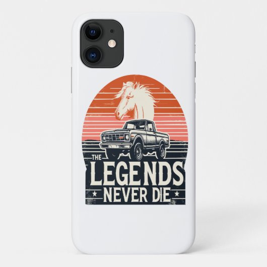 Coques Case-Mate iPhone Les légendes ne meurent jamais (Dos)
