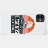 Coques Case-Mate iPhone Les légendes ne meurent jamais (Dos (Horizontal))