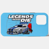 COQUES Case-Mate iPhone LES LÉGENDES NE MEURTENT JAMAIS ! (Verso (horizontal))