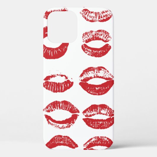 Coques Case-Mate iPhone Les lèvres des femmes sont dressées. Isoler les lè (Verso)