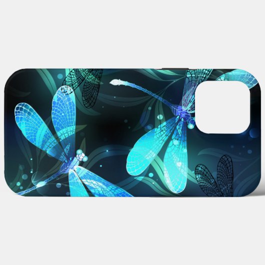 Coques Case-Mate iPhone Les libellules du lac (Verso (horizontal))