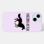 Coques Case-Mate iPhone Les licornes sont vraies (Verso (horizontal))