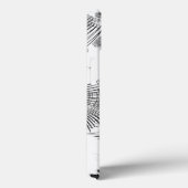 Coques Case-Mate iPhone Les lignes grises traversées nous rappellent les d (Verso / Droite)