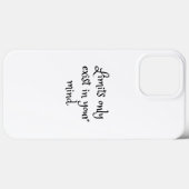 Coques Case-Mate iPhone Les limites n'existent que dans votre esprit (Verso (horizontal))
