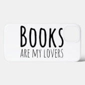 Coques Case-Mate iPhone Les livres sont mes amants (Verso (horizontal))