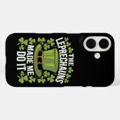 Coques Case-Mate iPhone Les Lutins M'ont Fait Faire Ça St Patrick's Day (Verso (horizontal))