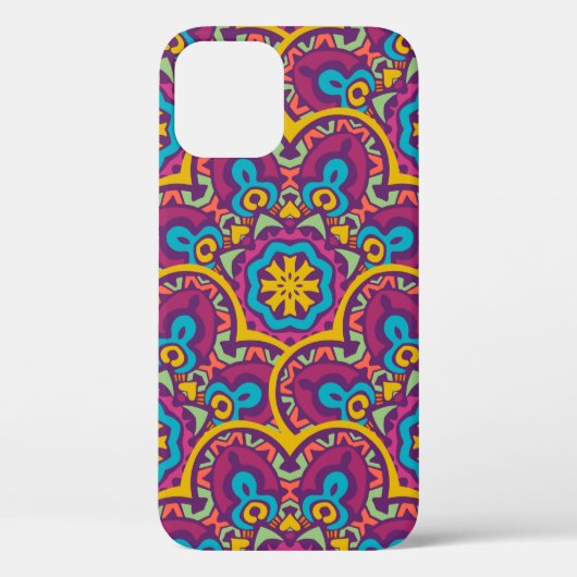 Coques Case-Mate iPhone Les mandalas tribaux sans couture ethnique indiens (Verso)