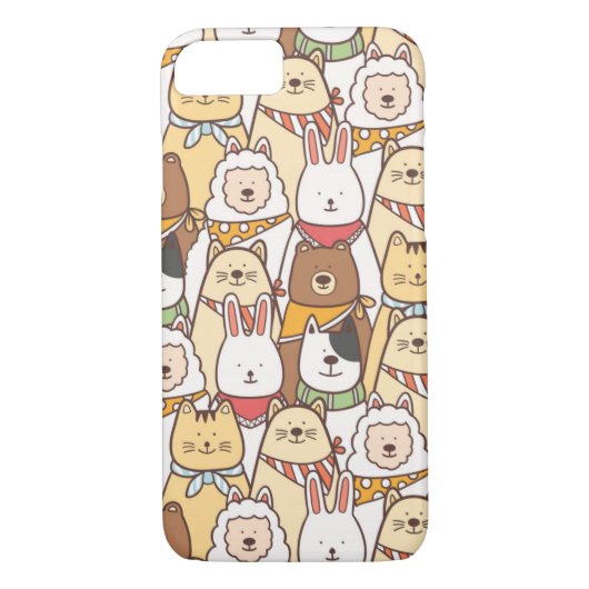 Coques Case-Mate iPhone Les mignons animaux (Dos)