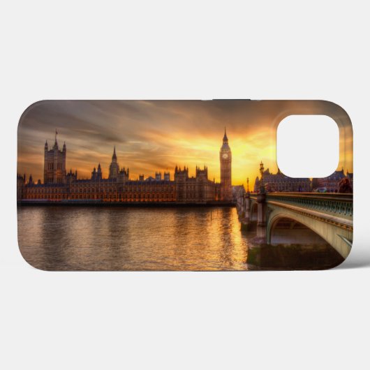 Coques Case-Mate iPhone Les monuments | Big Ben & Chambres du Parlement (Verso (horizontal))