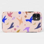 Coques Case-Mate iPhone Les oiseaux dans l'air (Dos (Horizontal))