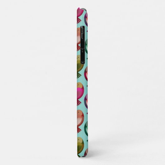 Coques Case-Mate iPhone Les oiseaux de Saint Valentin en amour (Dos/Gauche)