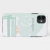 Coques Case-Mate iPhone Les oiseaux sur un Mariage de banc de parc (Dos (Horizontal))