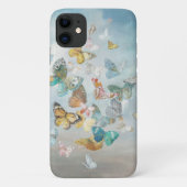 Coques Case-Mate iPhone Les papillons dans les nuages (Dos)