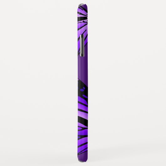 Coques Case-Mate iPhone Les papillons Monarque en violet (Dos/Droite)