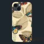 Coques Pour iPhone Les papillons qui dorment sur les Feuilles<br><div class="desc">Si vous ne savez pas à quel point les papillons sont magnifiques,  ce tableau vous aidera à comprendre. Megan Meagher a créé une belle interprétation d'un groupe de papillons planant au-dessus des feuilles. Une oeuvre d'art à mettre dans votre maison !</div>