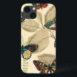 Coques Pour iPhone Les papillons qui dorment sur les Feuilles<br><div class="desc">Si vous ne savez pas à quel point les papillons sont magnifiques, ce tableau vous aidera à comprendre. Megan Meagher a créé une belle interprétation d'un groupe de papillons planant au-dessus des feuilles. Une oeuvre d'art à mettre dans votre maison !</div>
