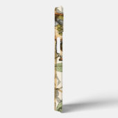 Coques Case-Mate iPhone Les papillons Tandem sur les Feuilles verts (Verso / Droite)
