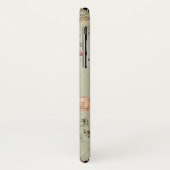 Coques Case-Mate iPhone Les parcours aériens du monde de carte du monde (Dos/Gauche)