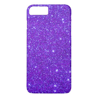 Coque iPhone 7 Plus Les parties scintillantes pourpres d'étincelle