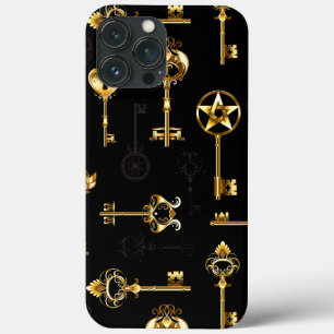 Case-Mate iPhone Case Les Patters de Seamless avec Golden Keys