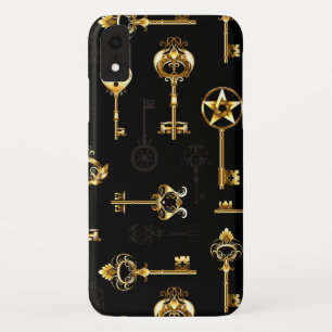 Case-Mate iPhone Case Les Patters de Seamless avec Golden Keys