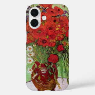 Coques iPhone 16 Les pavots rouges et les marguerites de Vincent va
