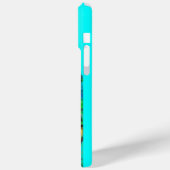 COQUES Case-Mate iPhone LES PEACOQUES DANS LE MONOGRAMME AMOUREUX (Verso / Gauche)