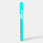 COQUES Case-Mate iPhone LES PEACOQUES DANS LE MONOGRAMME AMOUREUX (Verso / Gauche)