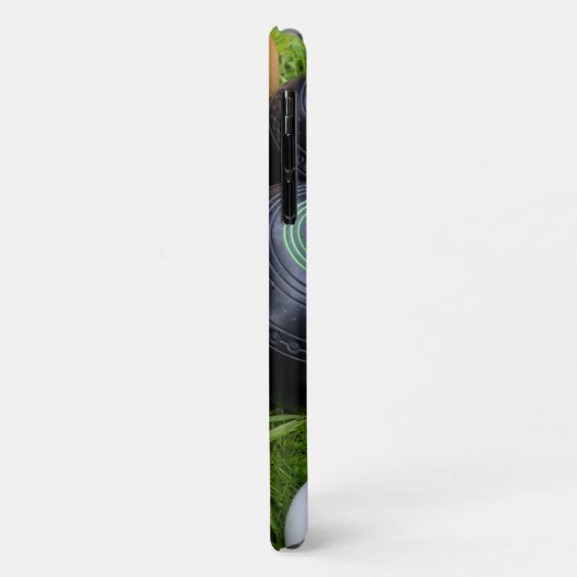 Coques Case-Mate iPhone Les Pelouses Noires Et Brown, (Dos/Gauche)