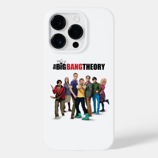 Coques Case-Mate iPhone Les personnages de la théorie du Big Bang (Verso)