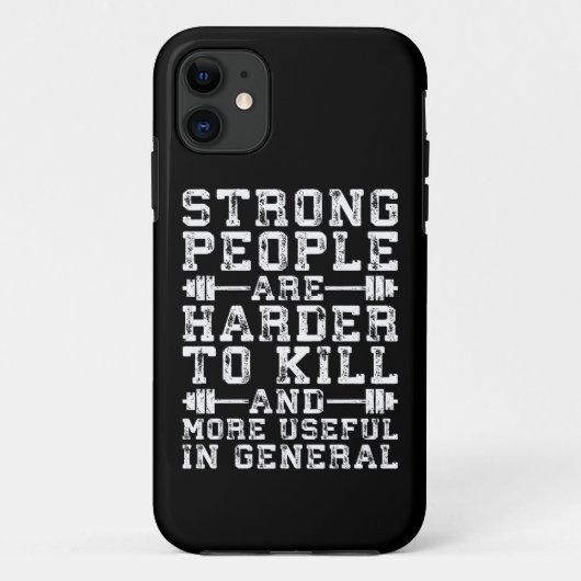 Coques Case-Mate iPhone Les Personnes Fortes Sont Plus Difficiles À Tuer - (Dos)
