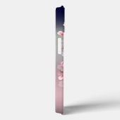 Coques Case-Mate iPhone Les pétales de fleurs de cerisier fin tombent (Verso / Droite)