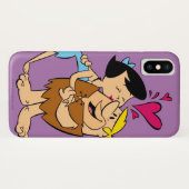Coques Case-Mate iPhone Les Pierrafeu | Betty Kissing Barney (Dos (Horizontal))
