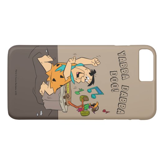 Coques Case-Mate iPhone Les Pierrafeu | Fred Flintstone Dancing (Dos (Horizontal))