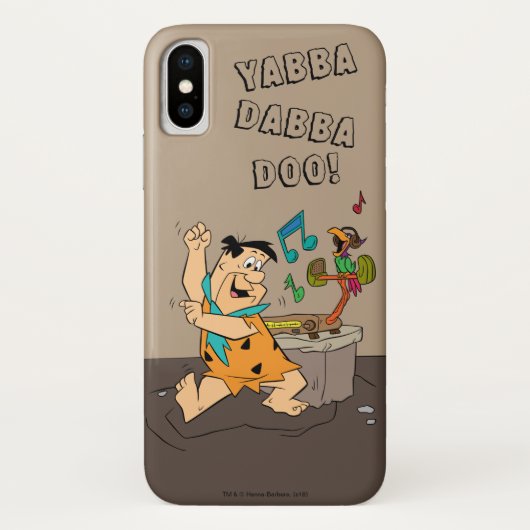 Coques Case-Mate iPhone Les Pierrafeu | Fred Flintstone Dancing (Dos)