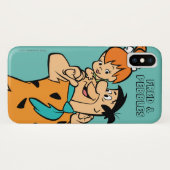 Coques Case-Mate iPhone Les Pierrafeu | Fred & Pebbles Flintstone (Dos (Horizontal))