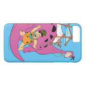 Coques Case-Mate iPhone Les Pierrafeu | Fred Sliding Down Tail (Dos (Horizontal))