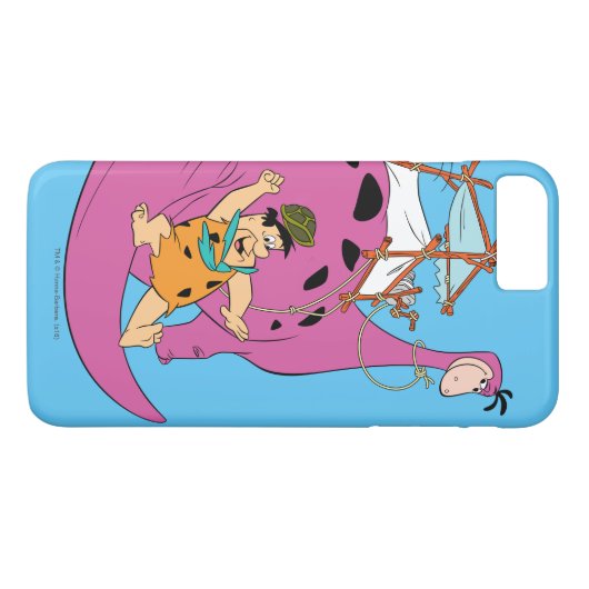 Coques Case-Mate iPhone Les Pierrafeu | Fred Sliding Down Tail (Dos (Horizontal))