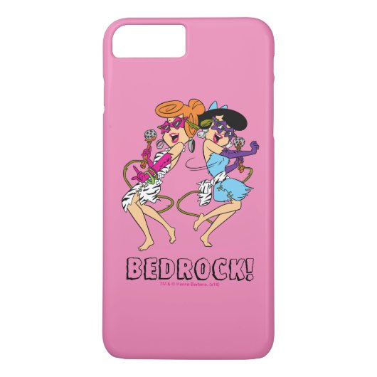 Coques Case-Mate iPhone Les Pierrafeu | Wilma & Betty Rock Stars (Dos)