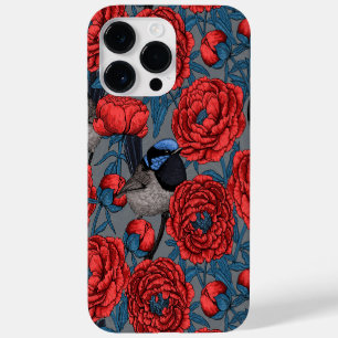 Coque Pour Pour iPhone 14 Pro Max Les pivoines et les brunes