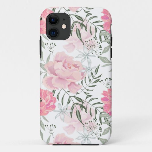 Coques Case-Mate iPhone Les pivoines roses (Dos)
