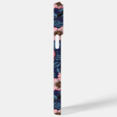 Coques Case-Mate iPhone Les poulets dans le rose sauvage en rose et bleu (Verso / Droite)