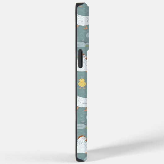 Coques Case-Mate iPhone Les poulets rêvent dans la coopérative en Turquois (Verso / Droite)