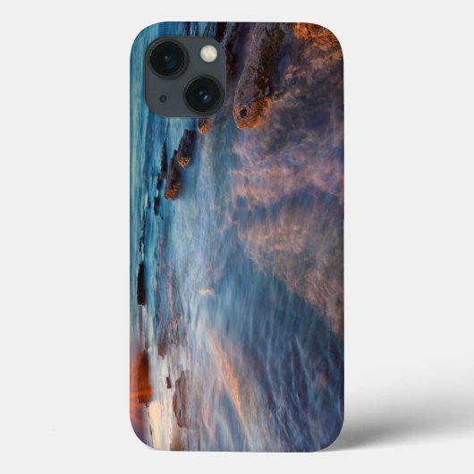 Coques Case-Mate iPhone Les rayons du soleil illuminent l'océan Pacifique (Verso)