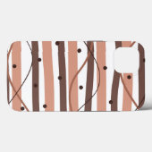 Coques Case-Mate iPhone Les rayures de chocolat (Verso (horizontal))