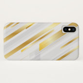 Coques Case-Mate iPhone Les rayures futuristes (Dos (Horizontal))