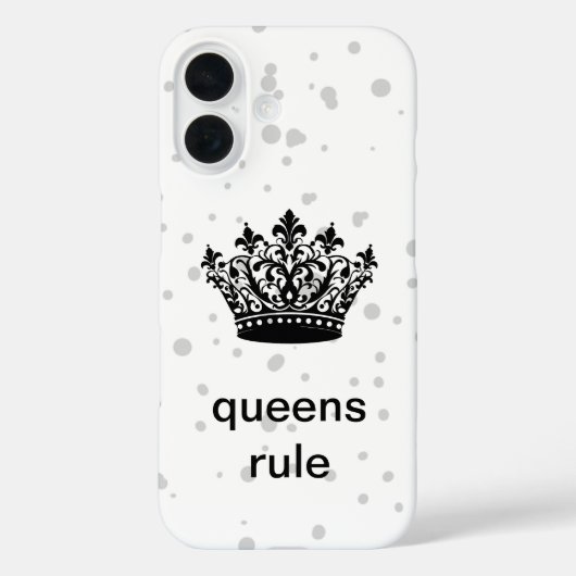 Coques Case-Mate iPhone Les Reines règnent sur la Couronne  (Verso)