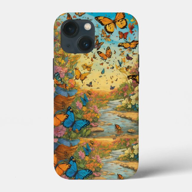 Coques Case-Mate iPhone Les rêves de papillons (Verso)