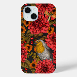 Coque Pour iPhone 15 Les Robins de l'auccle garden